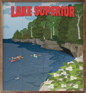 Lake Superior Shore Kayak By Jamey Penney-Ritter